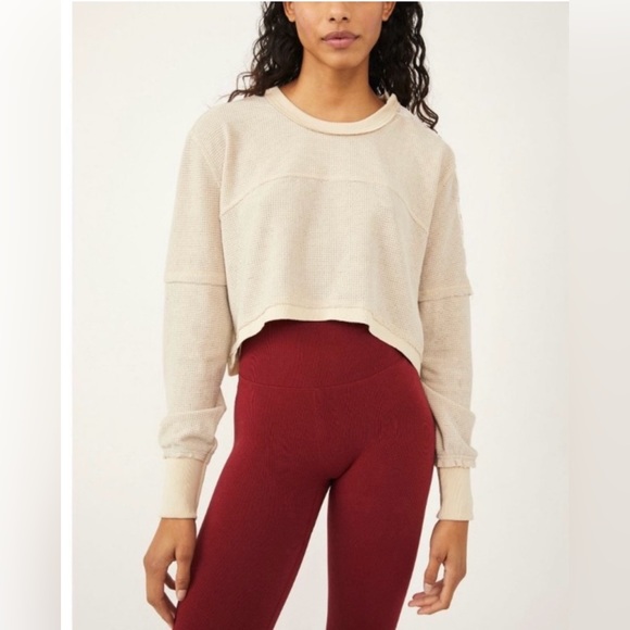 Free People Movement Dream Work
(NWT Layer in Moonlight  Size:XS /S COLOR:Cream - Picture 1 of 8